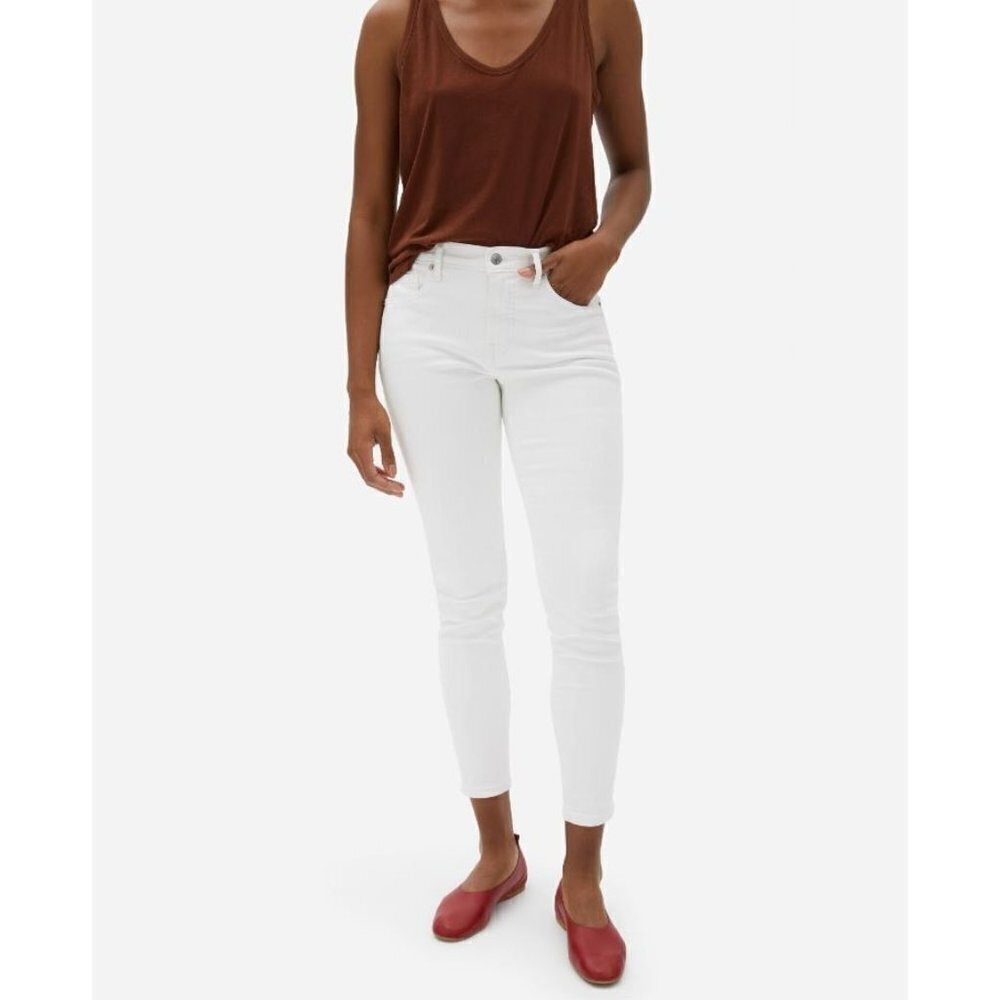 Everlane The Mid Rise Skinny White 29 New Womens Denim Pants